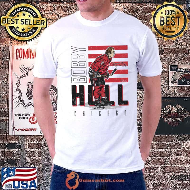 Bobby Hull Canadian professional ice hockey player Chicago Homage T-Shirt Unisex