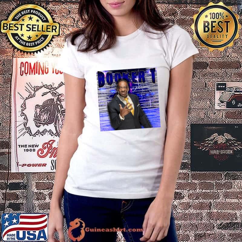 BOOKER T American retired professional wrestler and commentator T-Shirt Ladiestee