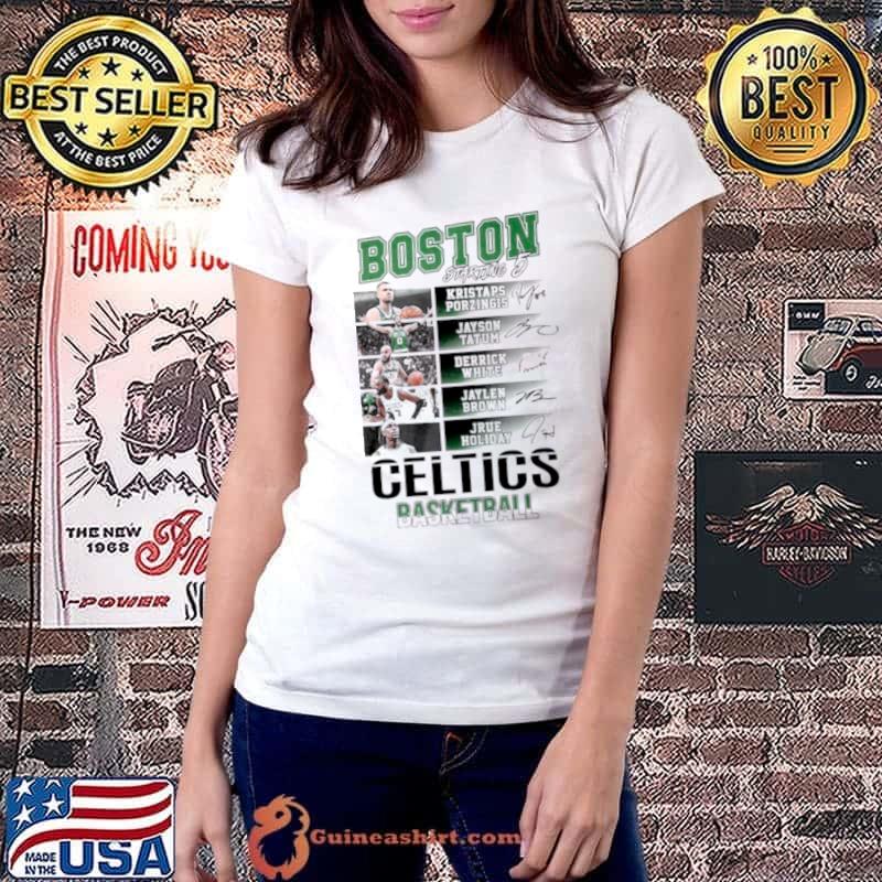 Boston Celtics Starting 5 Basketball Signatures s Ladiestee