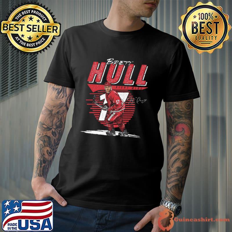 Brett Hull Detroit Comet Canadian–American former ice hockey player and general manager T-Shirt Unisex