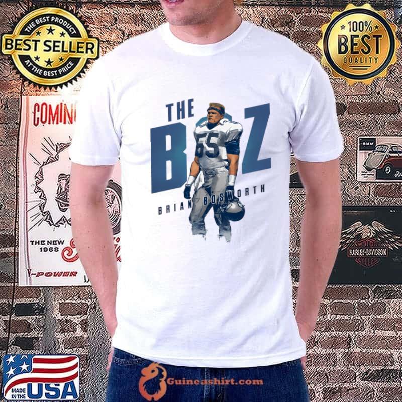 Brian Bosworth American actor and former football linebacker Seattle Slant T-Shirt