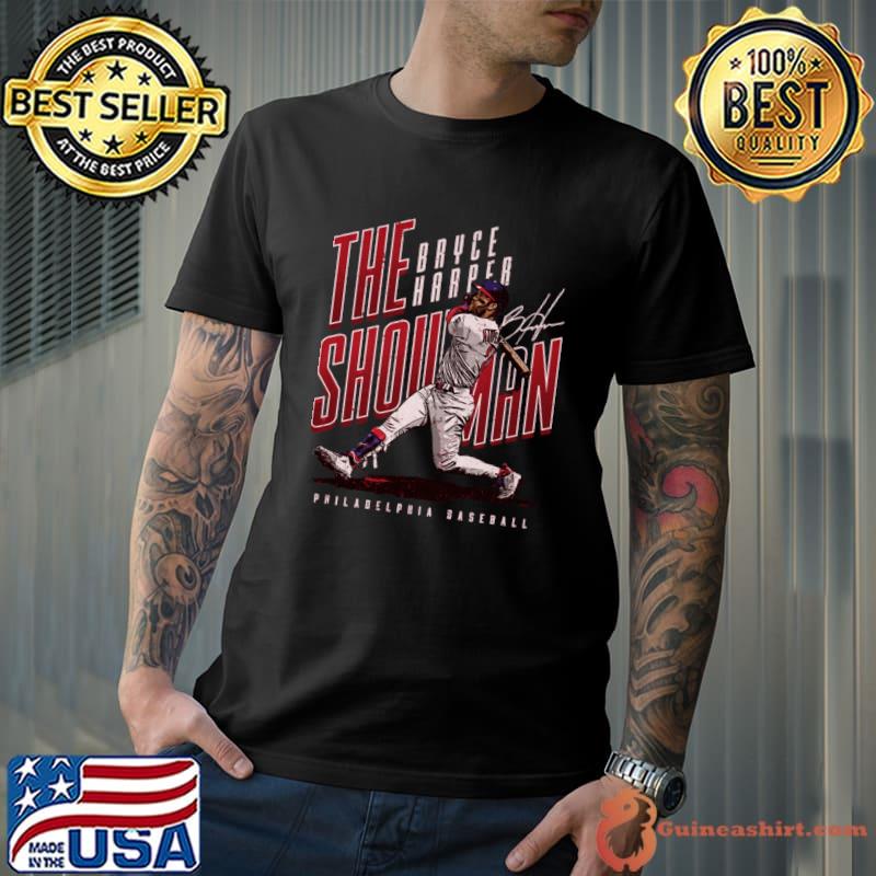 Bryce Harper American professional baseball first baseman Philadelphia The Showman T-Shirt Unisex