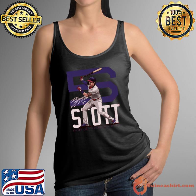 Bryson Stott Philadelphia Bold Number American professional baseball second baseman T-Shirt