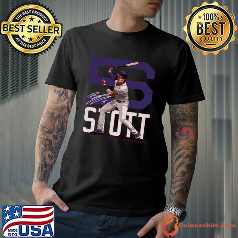 Bryson Stott Philadelphia Bold Number American professional baseball second baseman T-Shirt Unisex