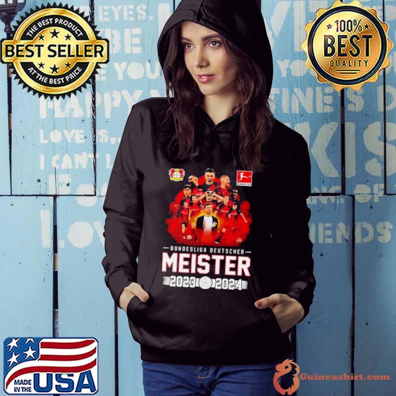 Bundesliga Deutscher Meister Bayer Leverkusen 2023-2024 Shirt Hoodie
