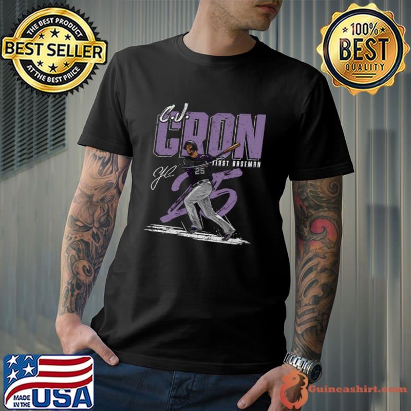 C.J. Cron Colorado Chisel American professional baseball first baseman and designated hitter T-Shirt