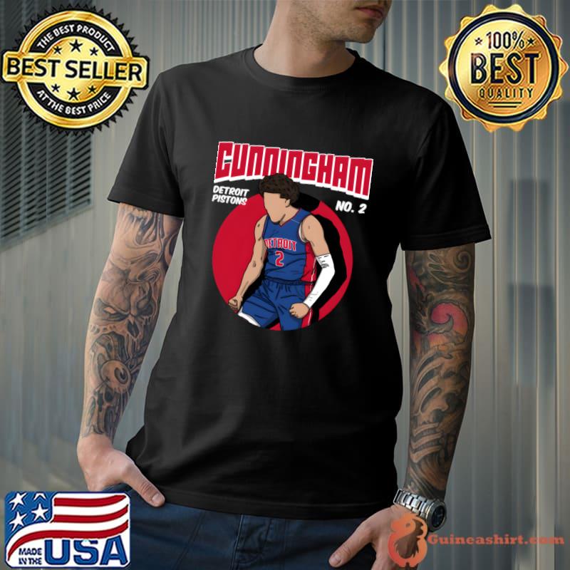 Cade Cunningham Comic American professional basketball player for the Detroit Pistons T-Shirt