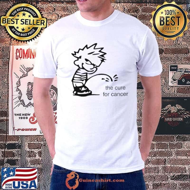 Calvin peeing the cure for cancer Trump s Unisex