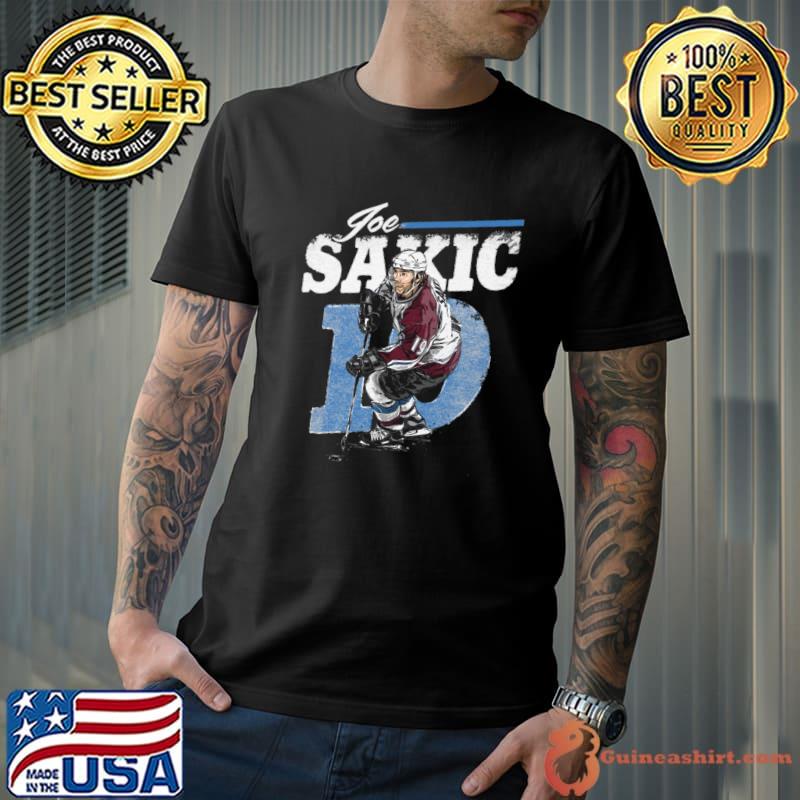 Canadian professional ice hockey executive joe sakic retro T-Shirt