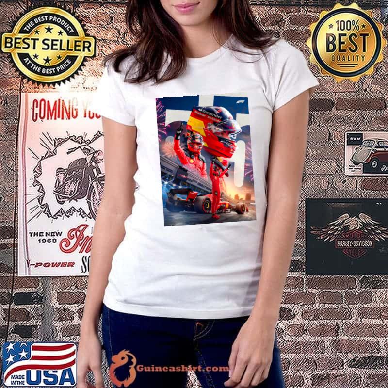 Carlos Sainz SingaporeGP Spanish racing driver currently competing T-Shirt Ladiestee
