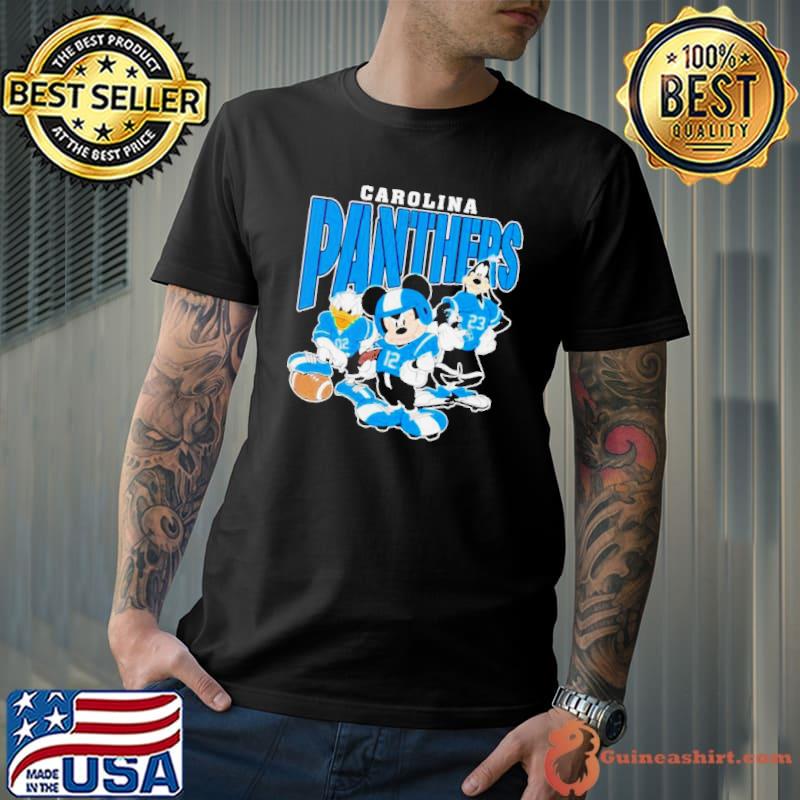 Carolina Panthers Mickey Donald Duck And Goofy Football Team 2024 Shirt