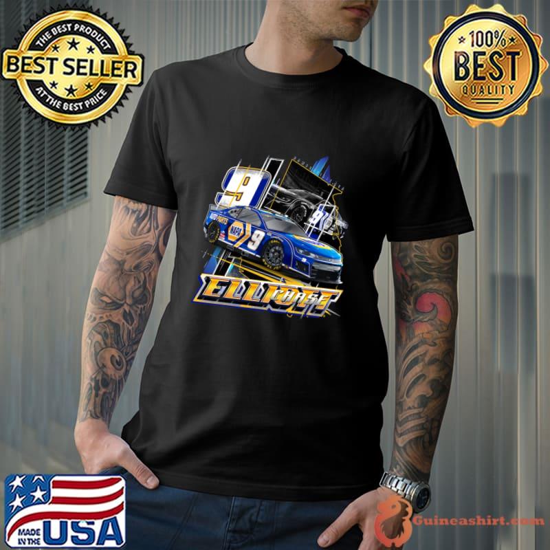 Chase Elliott American professional stock car racing driver Navy Car T-Shirt