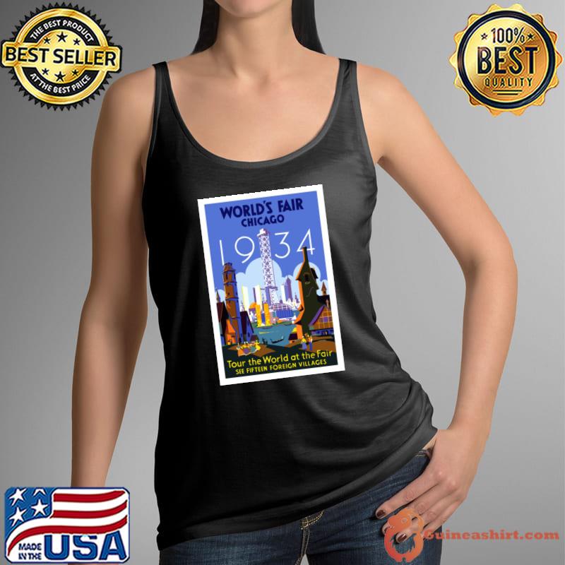 Chicago World's Fair 1934 Tour The World Of The Fair See T-Shirt