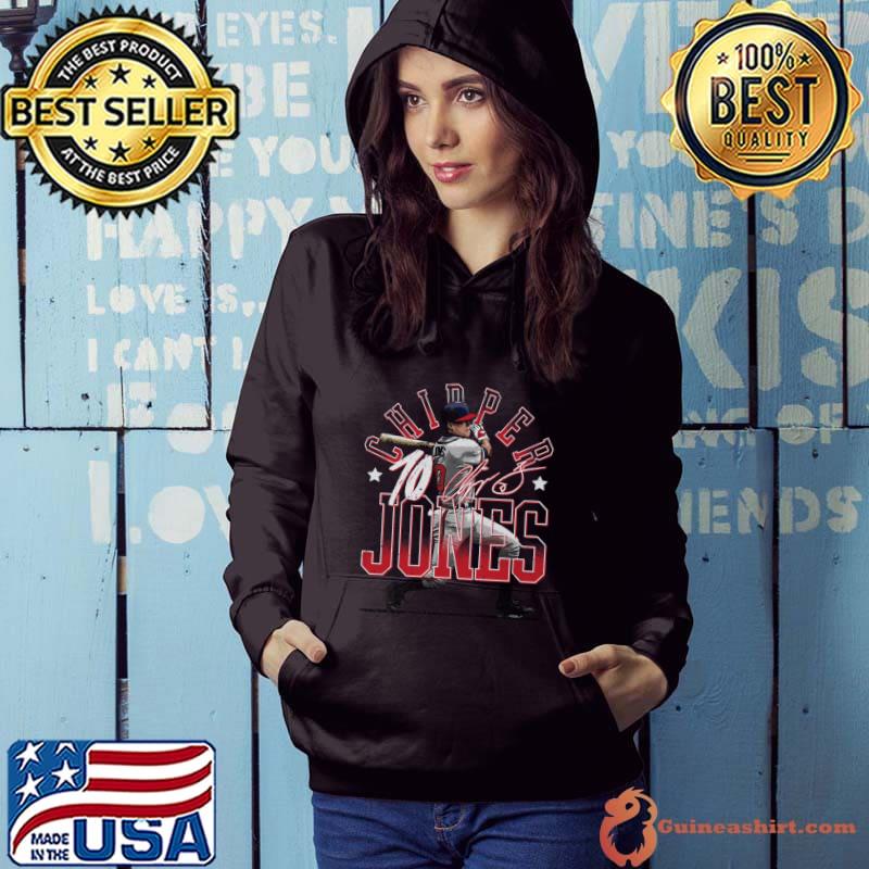 Chipper Jones American former professional baseball third baseman Atlanta Arch T-Shirt Hoodie
