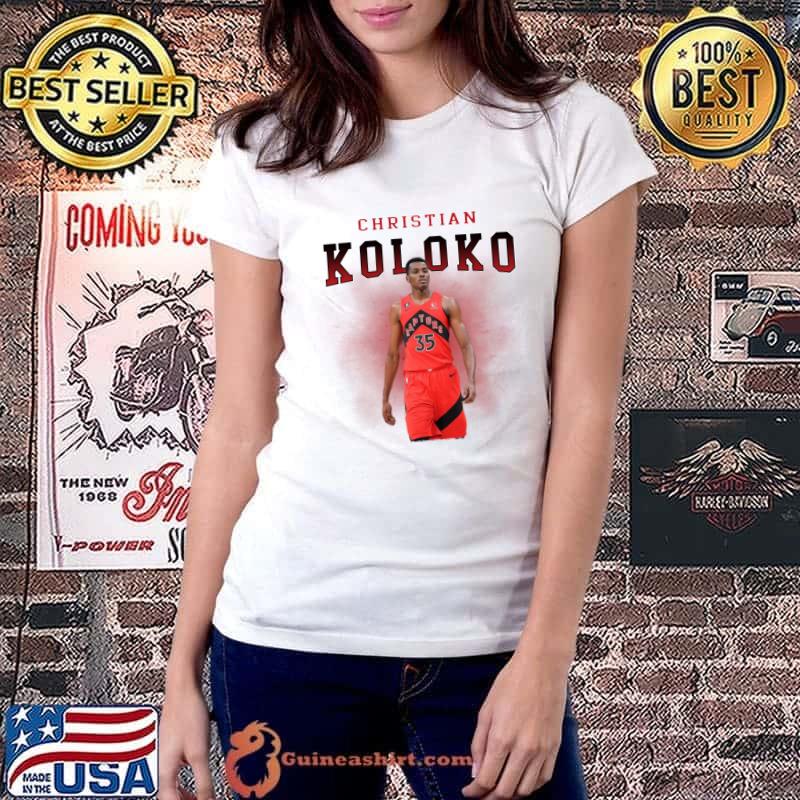 Christian Koloko Cameroonian professional basketball player who last played for the Toronto Raptors T-Shirt Ladiestee