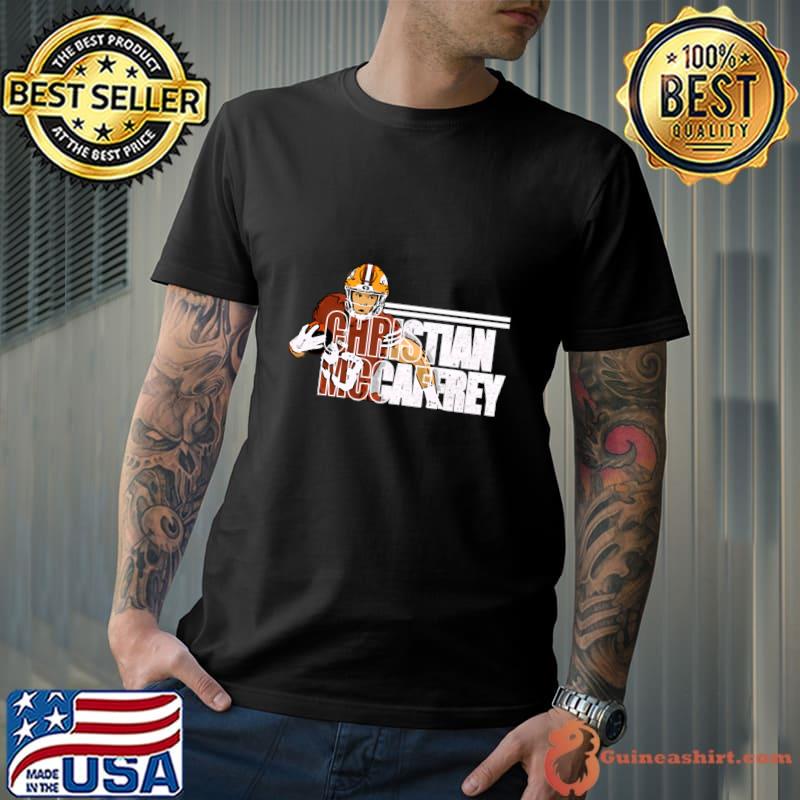 Christian Mccaffrey American football running back Comic Illustration T-Shirt