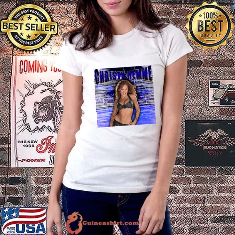 CHRISTY HEMME American retired professional wrestler ring announcer T-Shirt