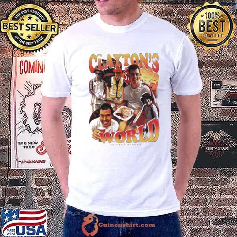 Clayton’s World chicken burgah shirt