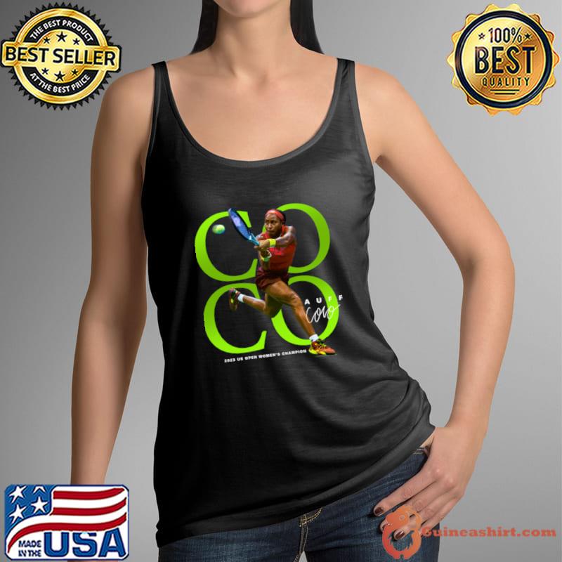 Coco Gauff American professional tennis player open women's champion signature T-Shirt Tank Top
