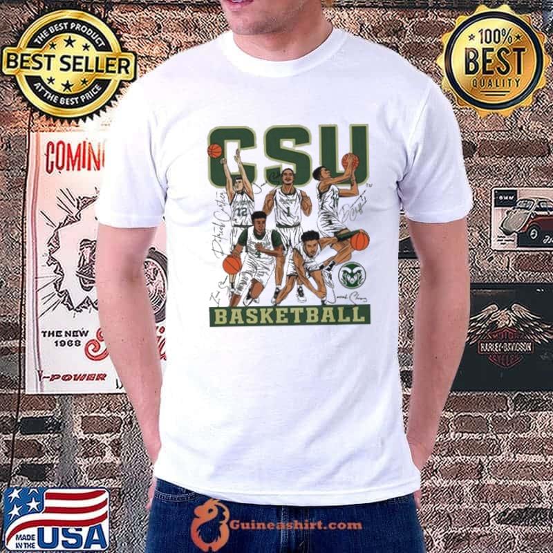 Colorado State NCAA Men’s Basketball Starting Five Signatures Shirt