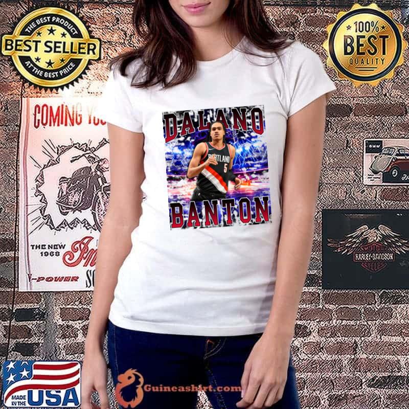 Dalano Banton Canadian professional basketball player for the Portland Trail Blazers T-Shirt Ladiestee