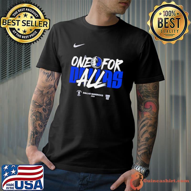 Dallas Mavericks 2024 NBA Playoffs one for all shirt