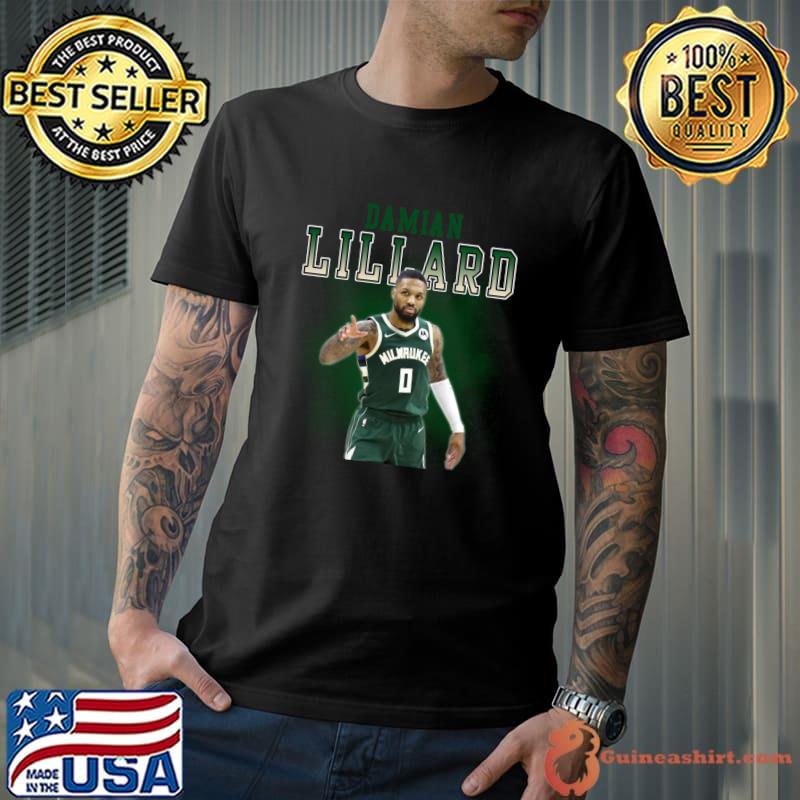 Damian Lillard American professional basketball player for Milwaukee Bucks T-Shirt
