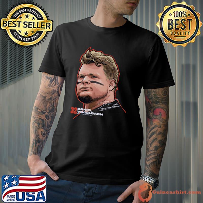 Daniel Vogelbach American professional baseball designated hitter New York M Portrait T-Shirt