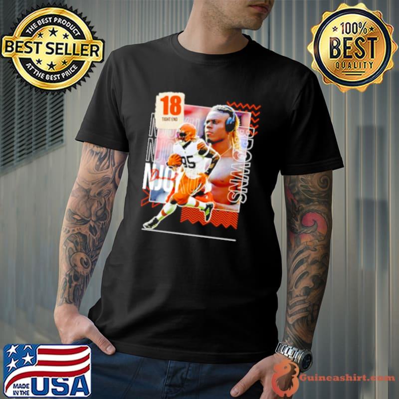 David Njoku 18 running back football player shirt
