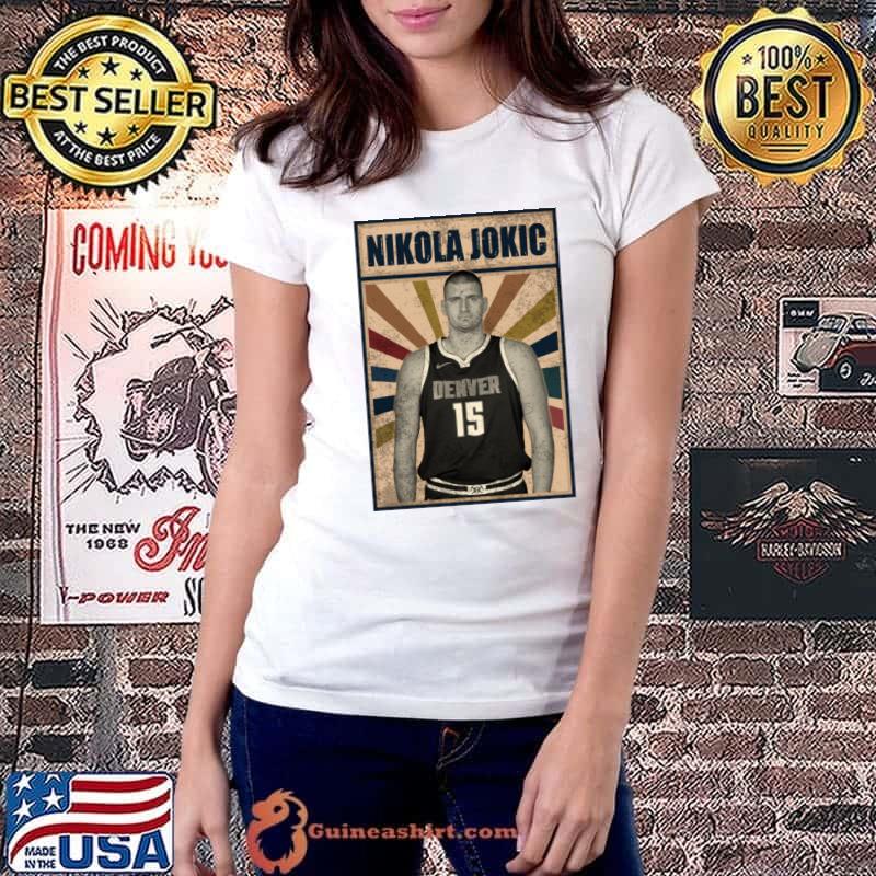 Denver Nuggets Nikola Jokic Serbian professional basketball player T-Shirt