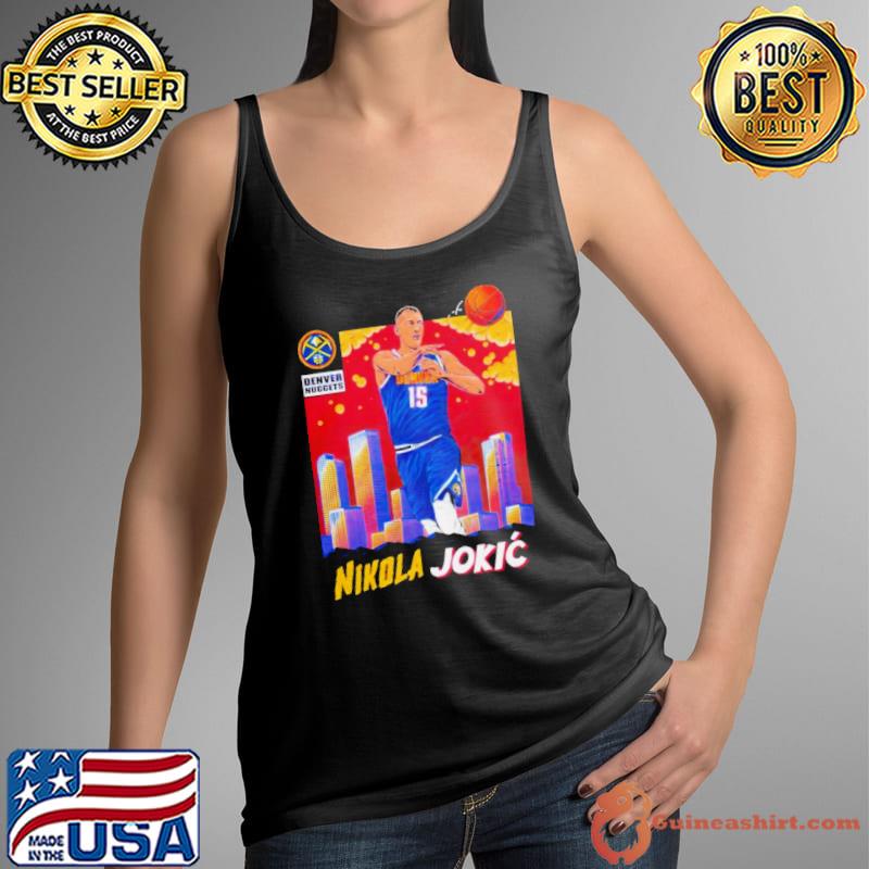 Denver Nuggets Sky Player Nikola Jokic #15 Shirt