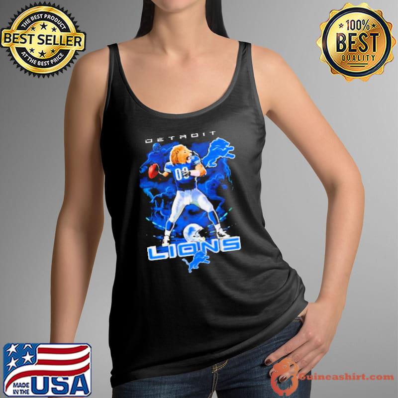 Detroit Lions Mascot On Fire NFL Shirt