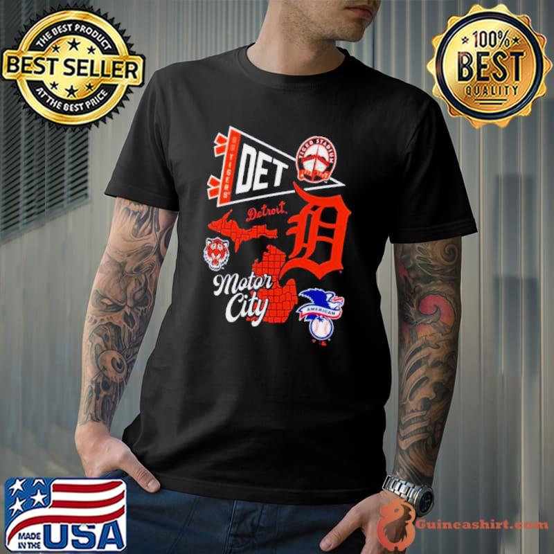 Detroit Tigers Split Zone Motor City 2024 Shirt