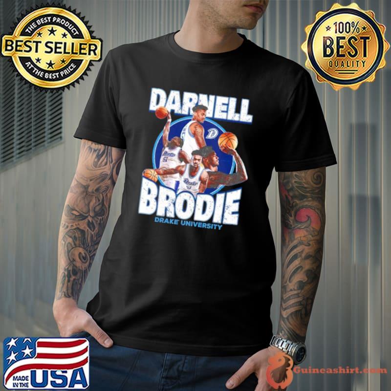 Drake Bulldogs 2024 NCAA Men’s Basketball Darnell Brodie 2023 – 2024 Post Season Shirt