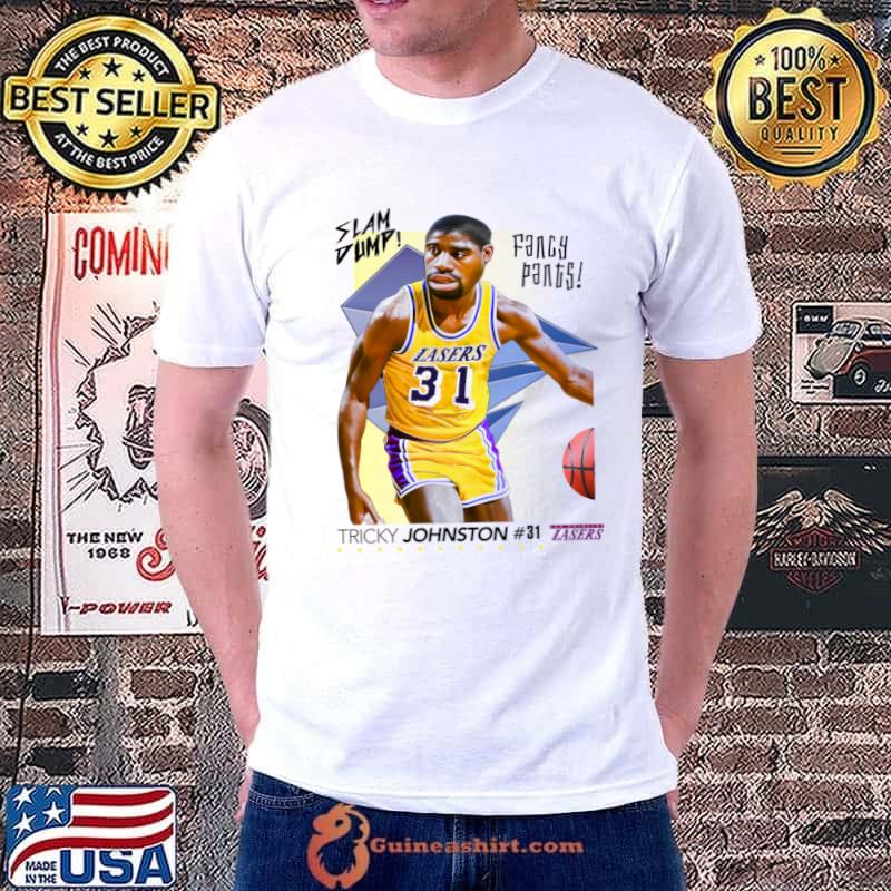 Dump Sports Basketball Player Fancy Pants Tricky Johnston T-Shirt