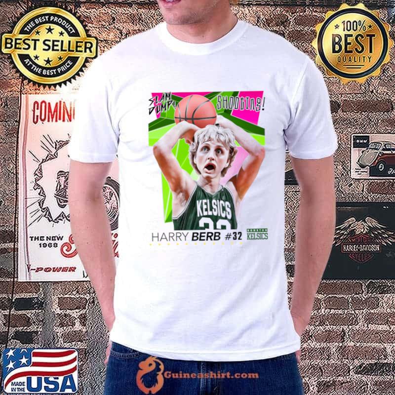 Dump Sports Basketball Player Shooting Champions Harry Berb T-Shirt