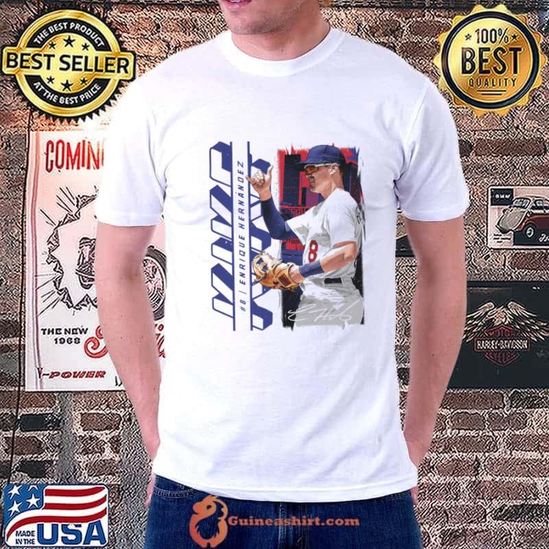 Enrique Hernandez Los Angeles D Profile Puerto Rican professional baseball T-Shirt
