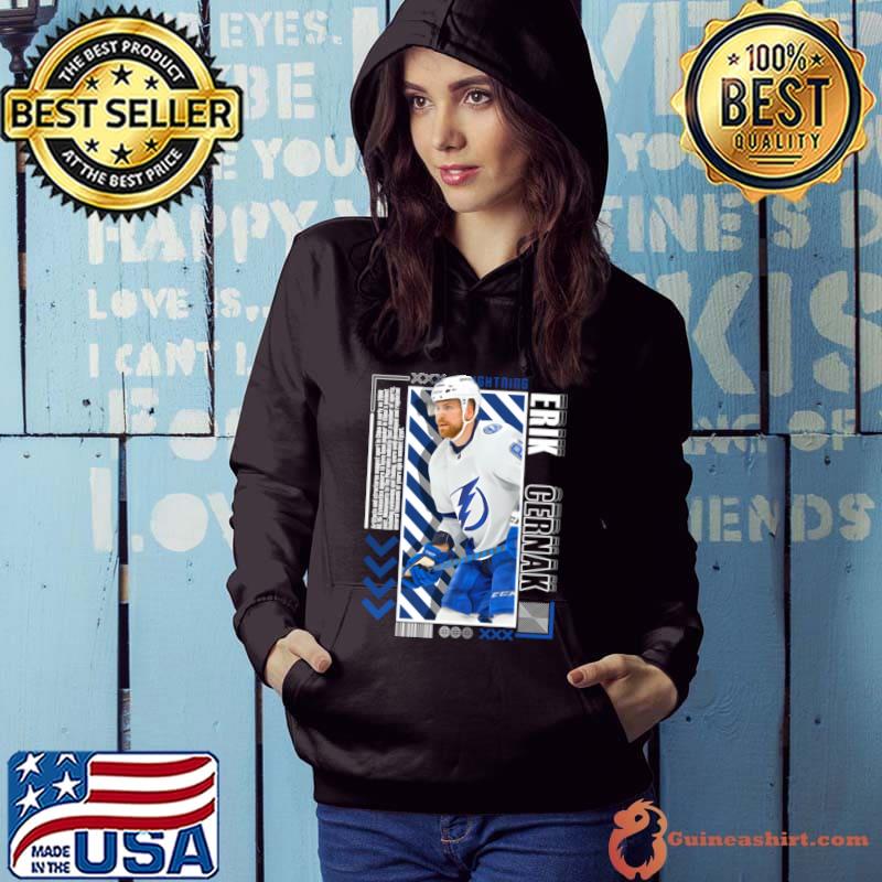 Erik Cernak Paper Slovak professional ice hockey defenceman for Tampa Bay Lightning T-Shirt Hoodie