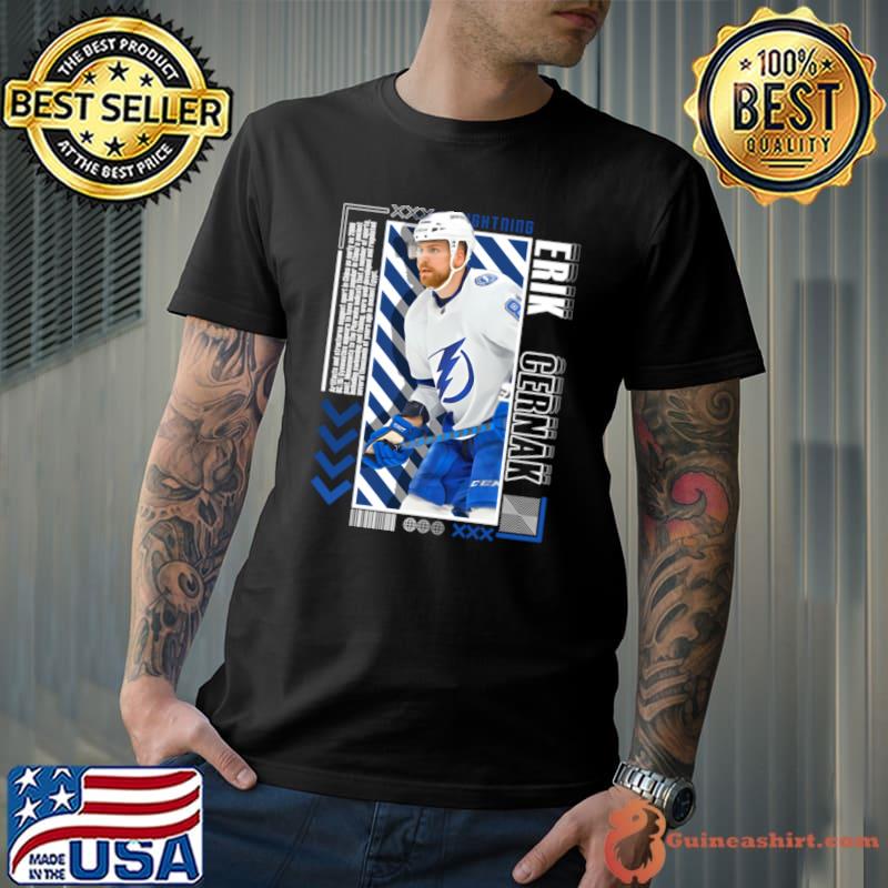 Erik Cernak Paper Slovak professional ice hockey defenceman for Tampa Bay Lightning T-Shirt Unisex
