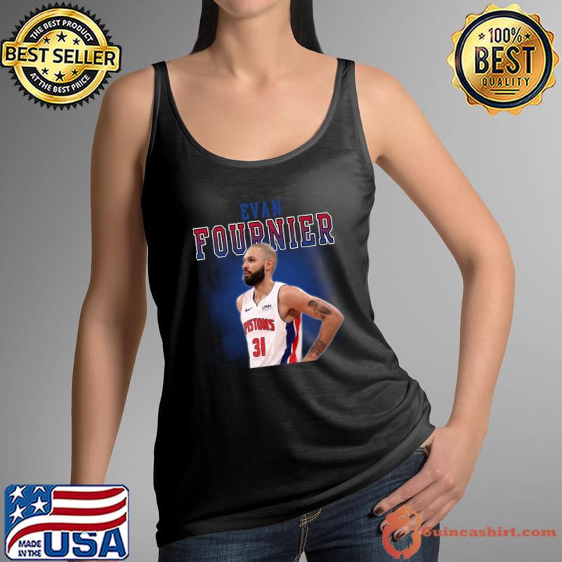 Evan Fournier French professional basketball player for Detroit Pistons T-Shirt