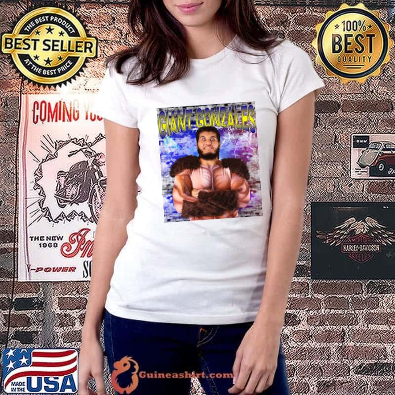 GIANT GONZALES Argentinian basketball player professional wrestler and actor T-Shirt Ladiestee