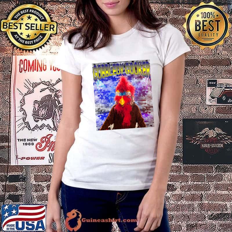 GOBBLEDY GOOKER professional wrestling turkey mascot T-Shirt