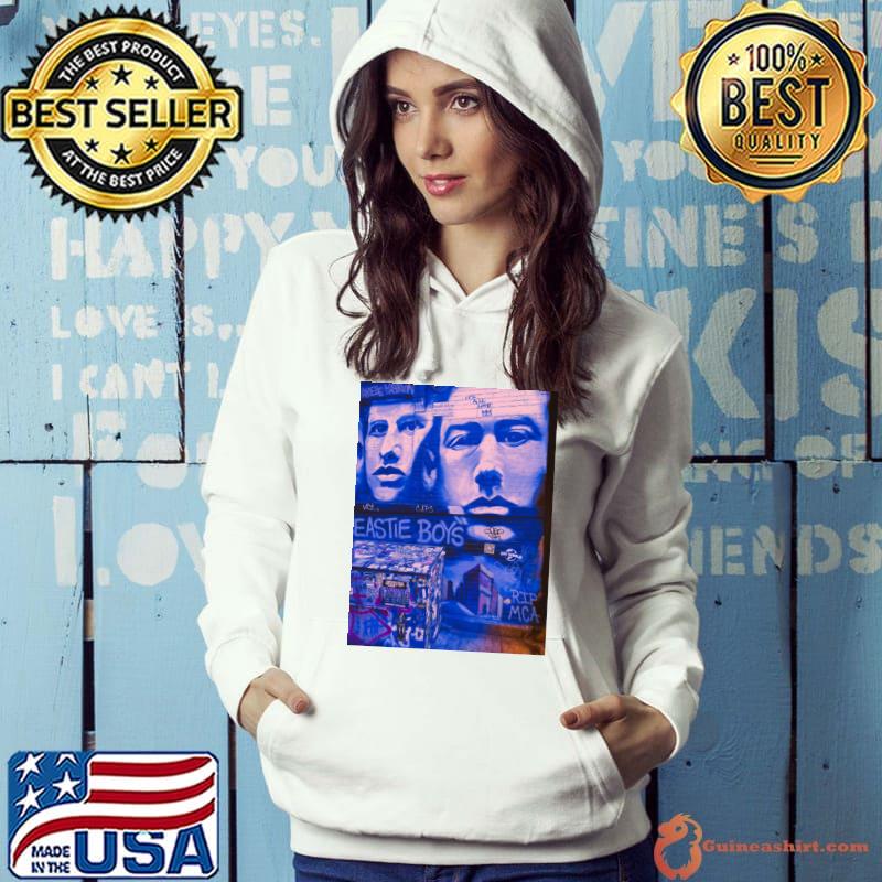 Graffiti Blue Street Art Manhattan NYC T-Shirt Hoodie