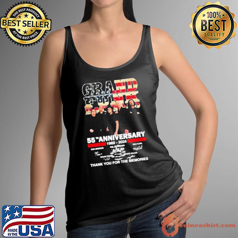 Grand Funk Railroad 55th Anniversary 1969-2024 Thank You For The Memories Shirt