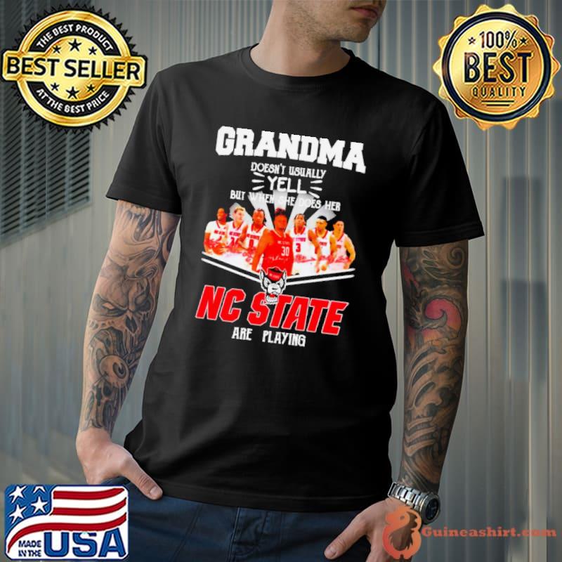 Grandma-doesn’t-usually-yell-but-when-she-does-her-NC-State-are-playing-signatures-shirt-326ea2-0 Unisex