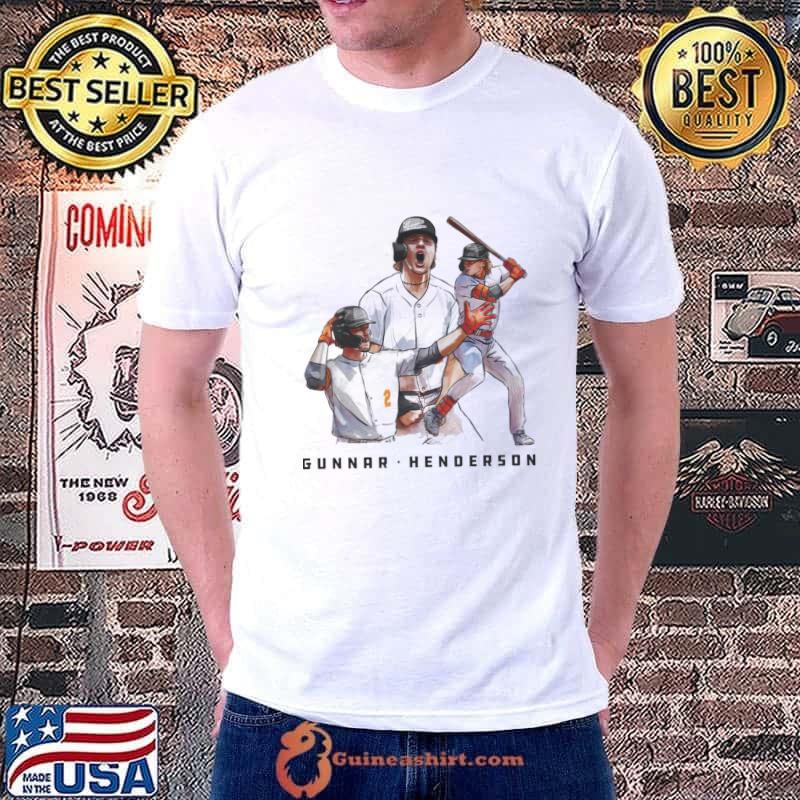 Gunnar Henderson American professional baseball third baseman Baltimore Sketch T-Shirt