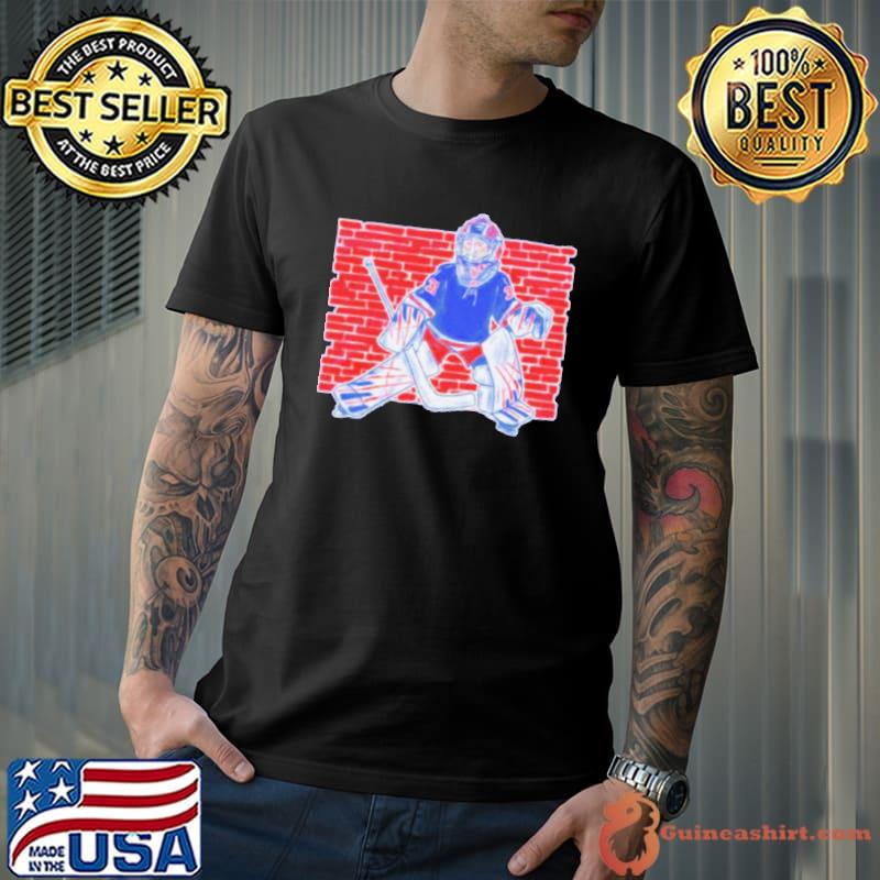 Igor Shesterkin New York Rangers brick wall shirt
