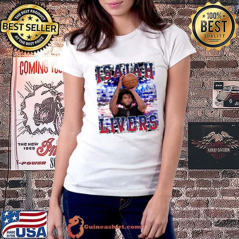 Isaiah Livers American professional basketball player for the Washington Wizards T-Shirt