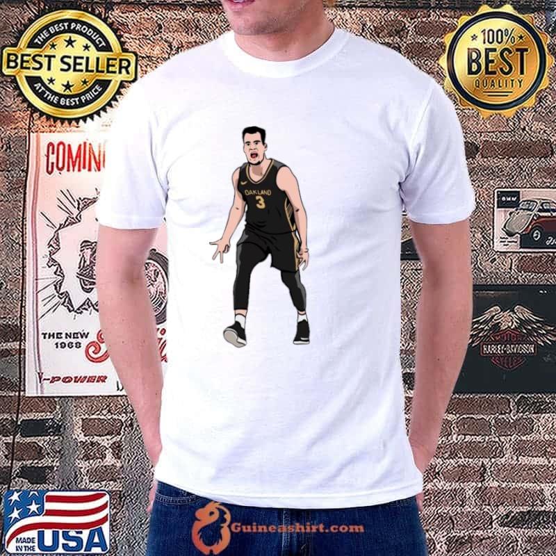 Jack Gohlke Oakland Golden Grizzlies Basketball NCAA player shirt