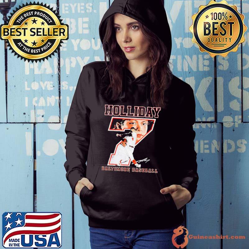 Jackson Holliday number 7 Baltimore Orioles signature s Hoodie